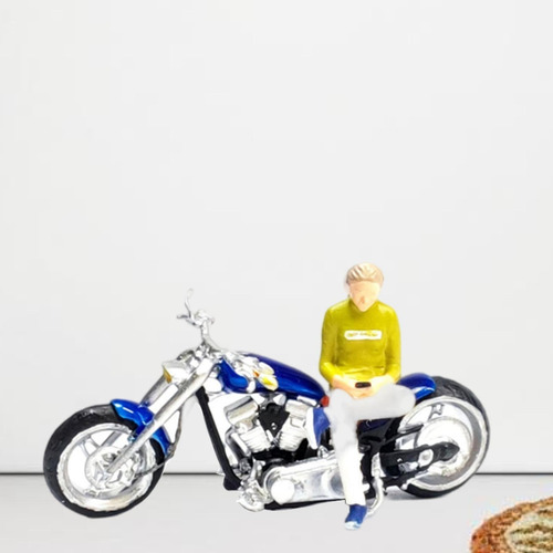 Figura De Resina En Miniatura Para Niña, Modelo De Verde