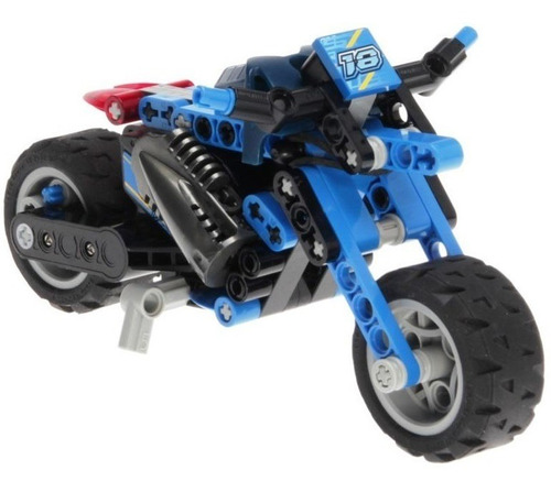 Lego Racers Nitro Stunt Bike Motocicleta Retropropulsión