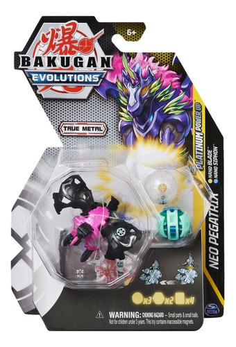 Set De Muñecos Spin Master Bakugan Evolutions Neo Pegatrix