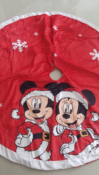 Falda para árbol de Navidad decoración para fiestas navideñas 30, 36, 48 pulgadas 30 decoración navideña GmCslve Mickey Minnie 