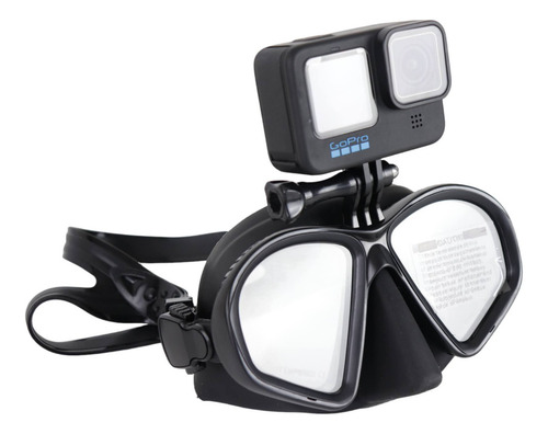 Visor Para Apnea Buceo Con Adaptador Para Cámara Y Estuche