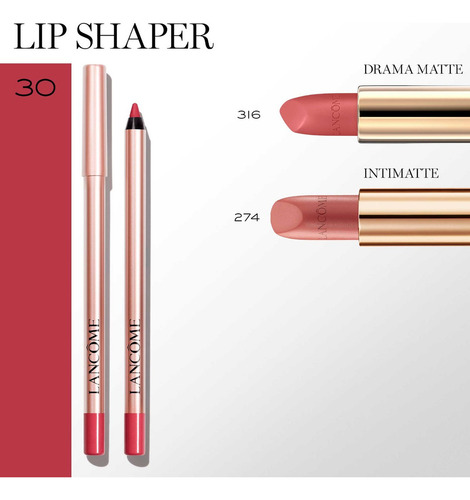 Lancôme Delineador De Labios Lip Idôle Mate 1.2g 30 Lisa's Coral Glow