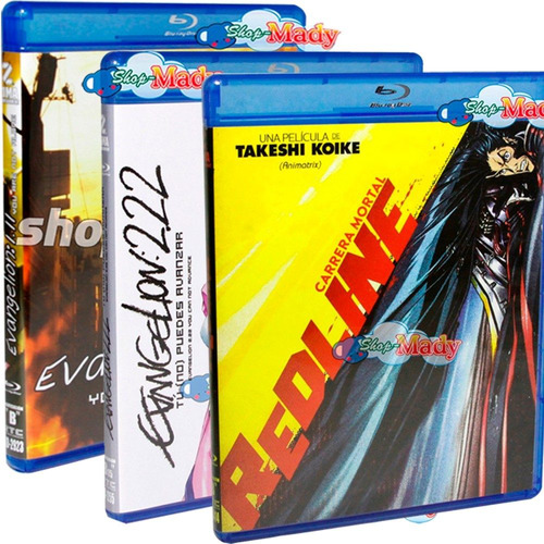 Paq. Especial Evangelion 1.11, 2.22 Y Redline Blu-ray Zima