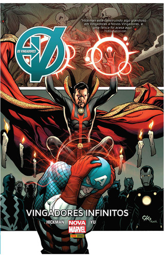 Os Vingadores: Vingadores Infinitos, de Hickman, Jonathan. Editora Panini Brasil LTDA, capa dura em português, 2018