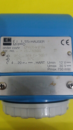 Transmissor De Ph Endress Hauser Mypro Cpm431-a1b1ra Hart