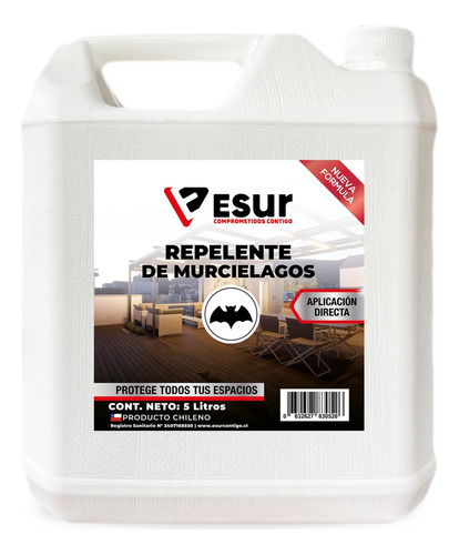 Repelente De Murcielagos 5 Litros Esur