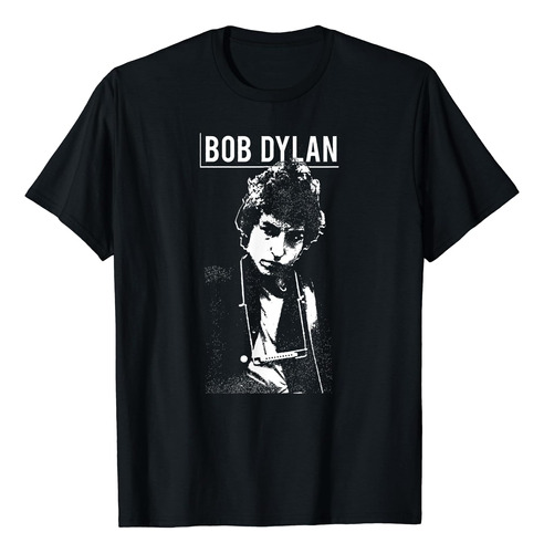 Bob Dylan - Polera Harmony 60s (blanca)