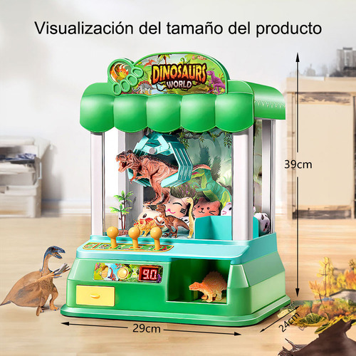 Máquina De Garras Para Niños Caramelo Gachapon Con Música