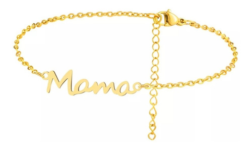 Pulsera De Mamá En Acero Inoxidable Regalo Para Mamá