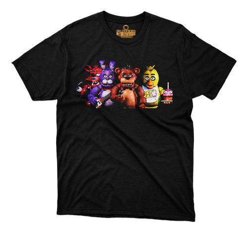 Playera Five Nights At Freddys Lets Eat Comamos Juego Oso