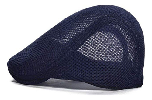 Gorra Plana De Malla Ajustable Para Vendedor De Periódicos C