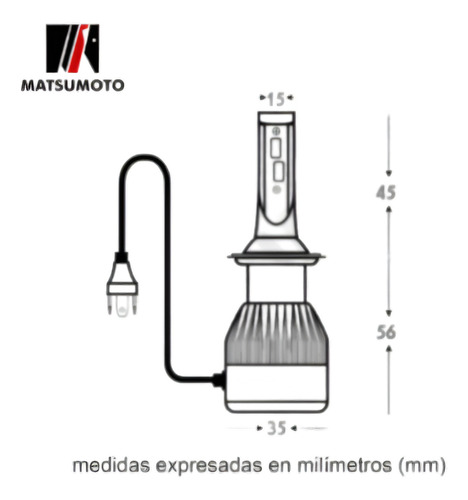 Kit Ampolletas Led H4 7600 Lm A6+