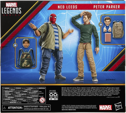 Pack Peter Parker And Ned Leeds Marvel Legends Isa Toys
