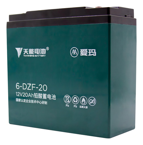 Kit Bateria Ciclo Profundo 12v 20ah 6dzf20 - 6 Unidades