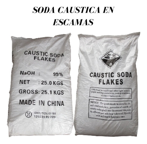 Soda Caustica * 25kg