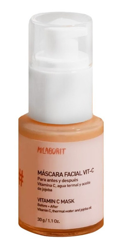 Máscara Facial Vit-c + E Retinol Agua Termal Aceite Jojoba