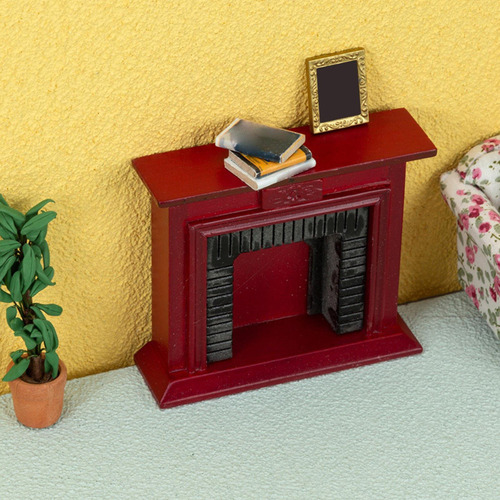 Nuevo 1/12 Mini Chimenea Diy Escena En Miniatura Modelo .