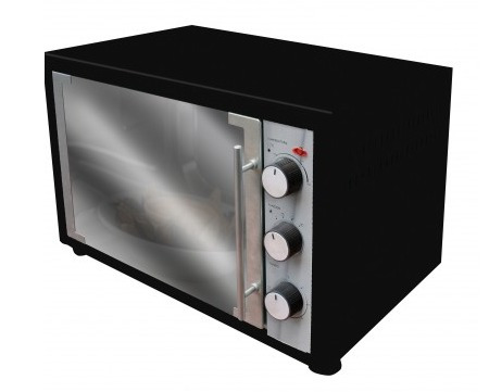 Horno Electrico Lumer 48 Lts Negro - Bajo Consumo - 2000 W