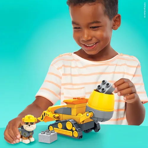 Paw Patrol Camión De Construcción + Figura Rubble 17 Piezas