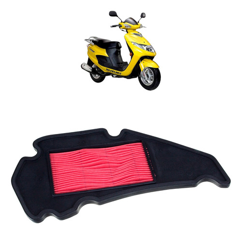 Filtro De Ar Suzuki Burgman 125 Ano 2005 A 2010