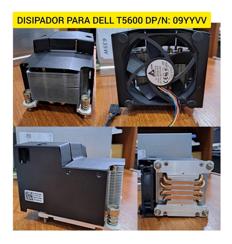 Disipador Para Dell T5600 P/n 9yyvv