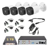 Comprar Kit Videovigilancia Dahua 4 Cámaras Bala B1A21 2MP Hdd 1tb Baluns Accesorios Kit Cctv KITDAH2MP4BPBAL1TB dvr Dahua DH-XVR1B04-I Circuito Cerrado