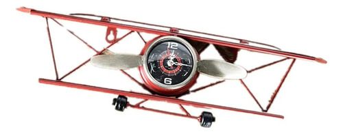Reloj Colgante Avion Adorno De Pared