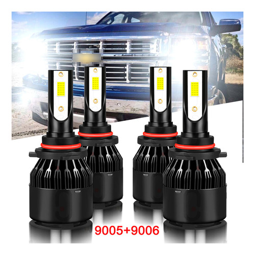 9005 9006 Kit Focos Led Para 94-98 Chevy C/k 1500 Suburban