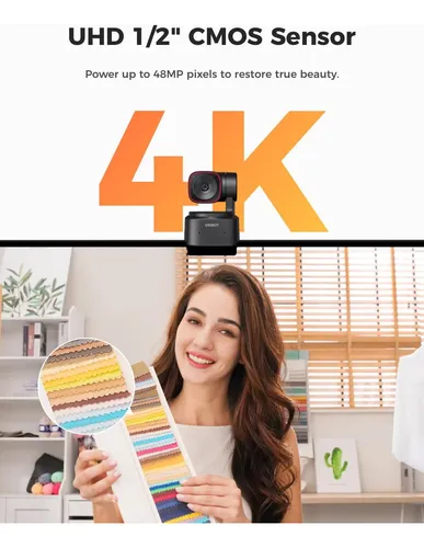 Cámara Web 4k Obsbot Tiny 2 Lite Con Seguimiento Ai