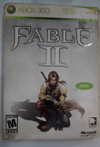 Fable Ii. Edición De Coleccionista. Xbox 360 Usado. Qqo. Fc.
