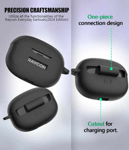 Para Raycon Everyday Earbuds Funda Protectora Silicona Case