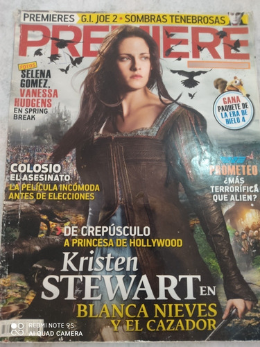 Revista Premiere Blancanieves Y El Cazador