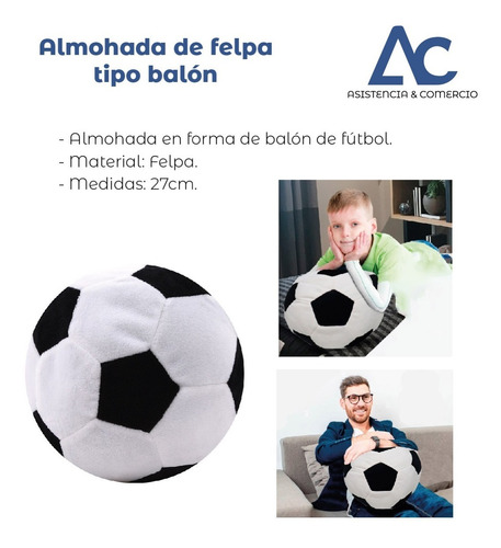 Almohada De Felpa Tipo Balón