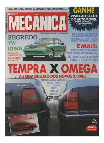 Oficina Mecânica Nº73 Tempra Omega Gls Kombi Subaru Legacy