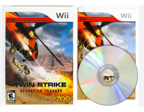 Twin Strike Juego Nintendo Wii Original Fisico Completo Ntsc