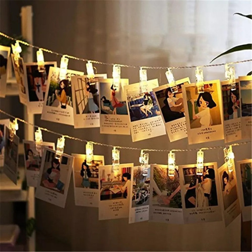 Guirnalda De Luces Decorativas Para Fotos 1.5 M 10 Leds