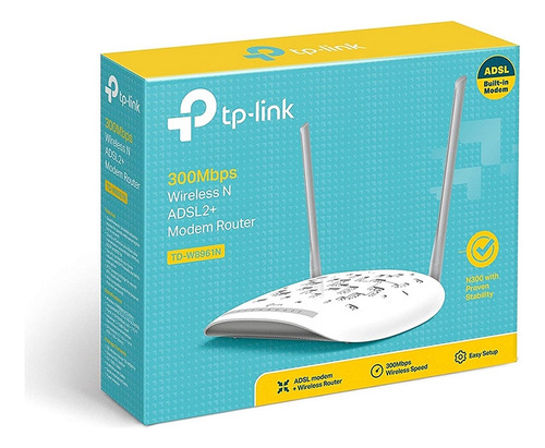 Tp-link Modem Router Inalambrico Adsl2+ N 300mbps Td-w8961n