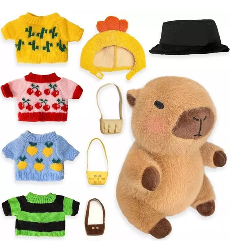 Peluche Capibara Con 9 Accesorios.sf1