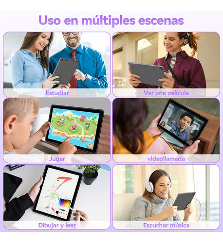 Tablet 10.1 Android 14 12gb+128gb Bluetooth 5.4 Tablets