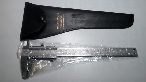 Imagen 2 de 3 de Vernier Calibrador 6 Pulgadas 150mm De Acero Impact 6x150