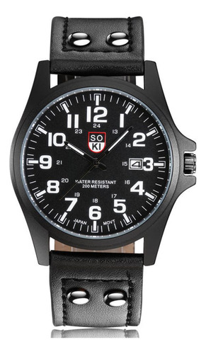 Relojes Deportivos Para Hombre, Cuero Militar, Casual, Regal