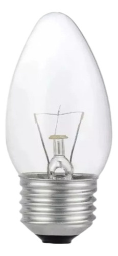 Lâmpada Vela Lisa 40w 220v Clara E14 - Sadokin