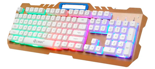 Kit Teclado Y Mouse Gamer Iluminado Metálico