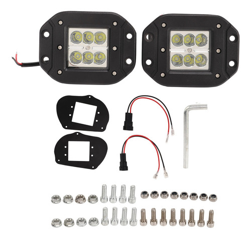 Luz De Trabajo Led Flood, 1 Par, Dc, 1224 V, Para Conducir F