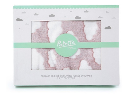 Imagen 2 de 6 de Frazada Cuna Bebe Palette Flannel Premium 90x110cm