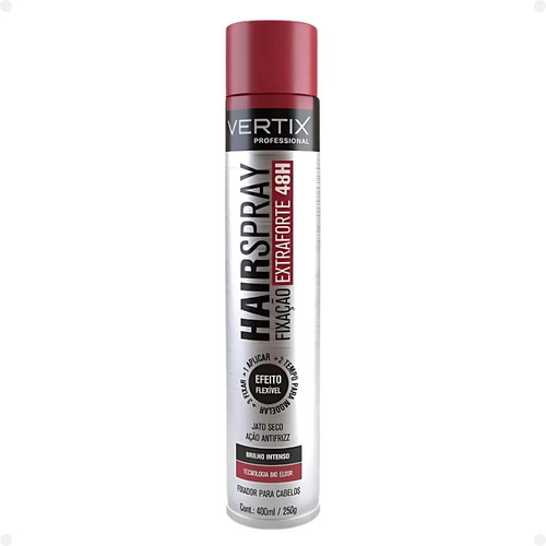 Fibra Castanho Escuro, Aplicador E Spray Extraforte Vertix