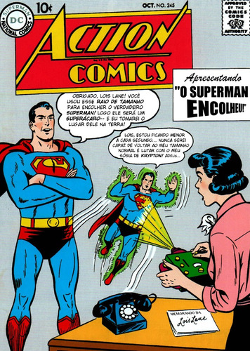 Superman Action Comics - Hq (vol De 1938 À 2011 Digitais) (Usado)