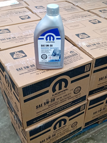 12 Lt. Mopar Sae 5w-30 Semi Sintético 946 Ml.   #68414167aa