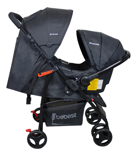 Coche Travel System Summer Negro