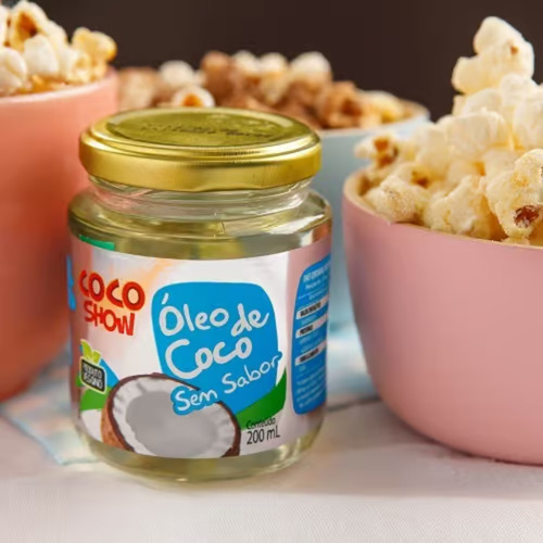 Kit C2 Óleo De Coco Sem Sabor 200ml Coco Show